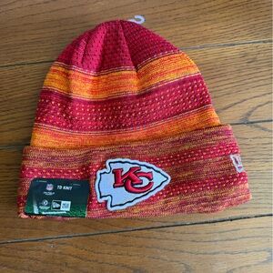 New Era Red and Orange Kansas City, Chiefs Beanie